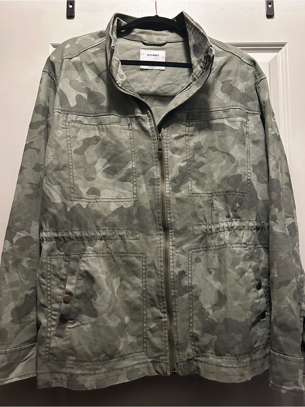 Old Navy Green Oversized Utility Jacket